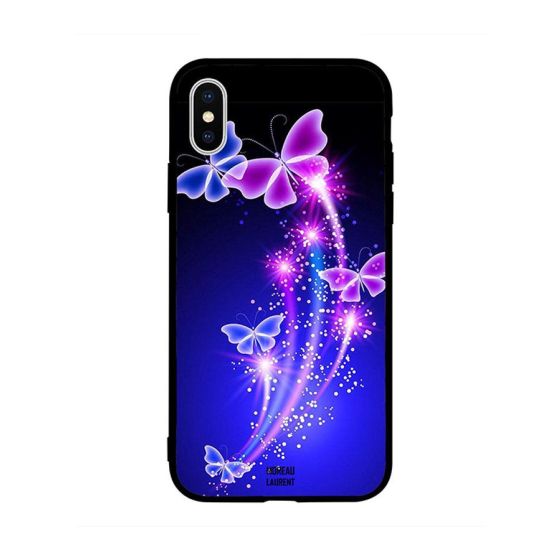 جراب ظهر مطبوع لابل ايفون XS