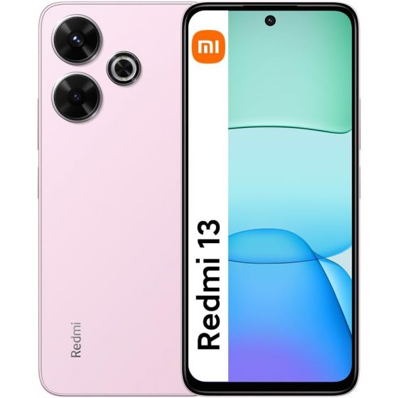 شاومي ريدمي 13، سعة 256 جيجا، رام 8 جيجا، شبكة 4G LTE، شريحتين اتصال - بينك