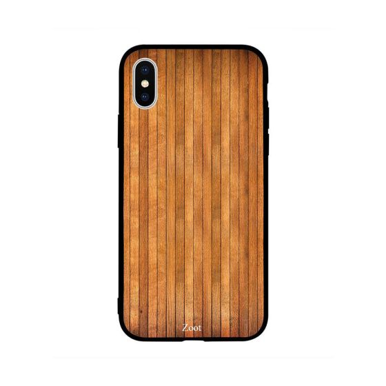 Wood Pattern Printed Back Cover for Apple iPhone XS Max