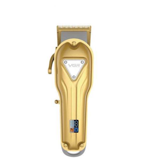 VGR Rechargeable Hair Clipper, Dry, Gold - V-134