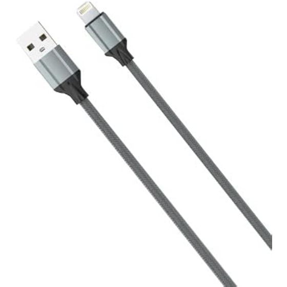 كابل لدنيو USB فئة A الي لايتننج، 2 متر، رمادي - LS442