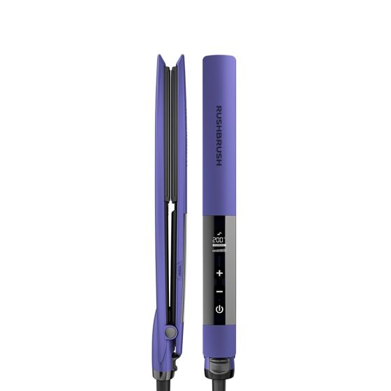 Rush Brush Hair Straightener, Purple - X2 Ultra