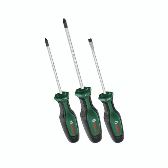 Bosch Screwdrivers Set, 3 Piece - Black and Green