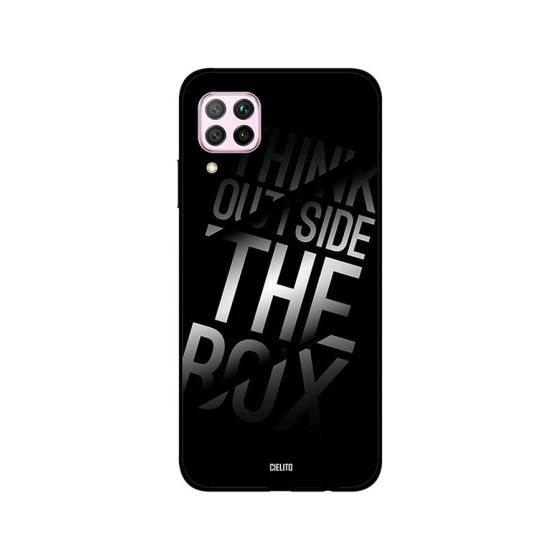 جراب ظهر سيليتو بطبعة عبارة Think Outside The Box لهواوي نوفا 7i