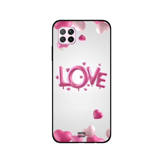 Moreau Laurent Love and Heart Balloons Printed Back Cover for Huawei Nova 7i