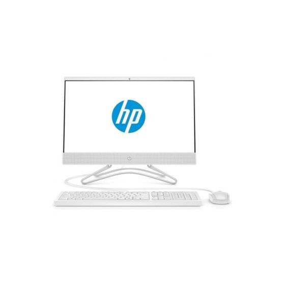 كمبيوتر اتش بي برو ون 200 G4 متكامل، انتل كور i3 10110U، مقاس 21.5 بوصة، FHD، سعة 1 تيرا HDD، رام 4 جيجا، انتل UHD جرافيكس، فري دوس - ابيض مع كيبورد وماوس