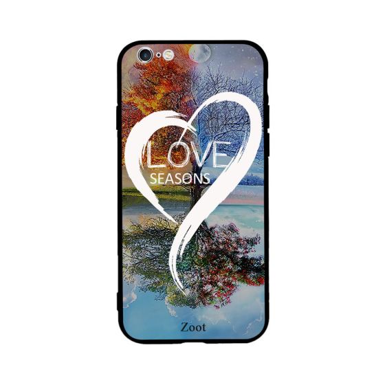 جراب ظهر بطبعة عبارة Love Season لابل ايفون 6S بلس