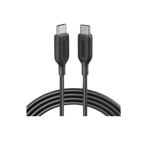 كابل شحن USB-C انكر باور لاين III،  طول 3 قدم - اسود