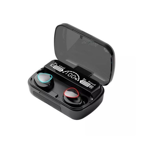 Wireless In Ear Earbuds with Built-in Microphone, Black - M10