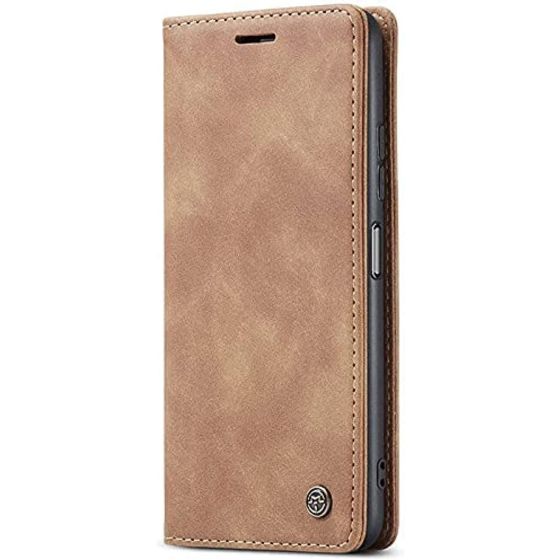 Compatible with Samsung Galaxy Note 10 Lite Case Premium PU Leather Flip Case Magnetic Card Slot and Functional Holder Compatible with Samsung Galaxy Note 10 Lite (Brown)