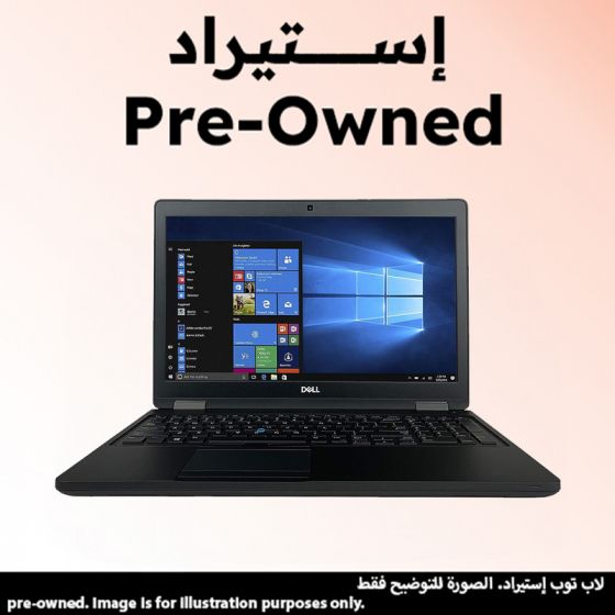 Dell Latitude 15 5000 Series 5580 Laptop, Intel Core i5-7200U, 512GB SSD, 16GB RAM, 15.6 Inch HD Display, Intel HD Graphics 620, Windows 10 Pro - Black (Pre-Owned), Grade A, 6 Months Warranty