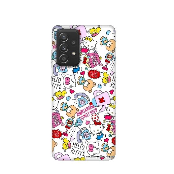 Hello KIT Silicone Printed Back Cover for Samsung Galaxy A13 4G
