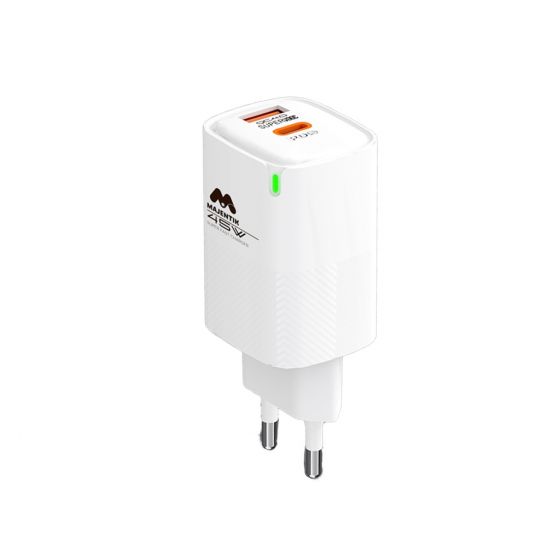 Majentik Wall Charger, 45 Watt, 2 Ports, Type-C, White - MC-004