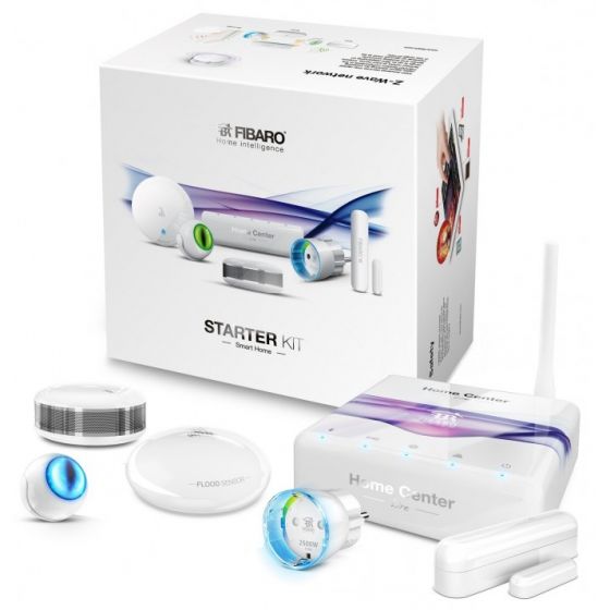 Fibaro Smart Home Automation Starter Kit, 6 Devices - White