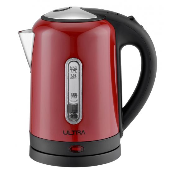 ULTRA Electric Kettle, 1.7 Liters, Red- FK-1005R