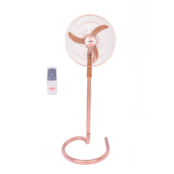 Fresh Shabah Stand Fan with Remote Control, 20 Inch, Gold