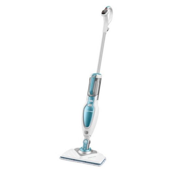 Black & Decker Steam Mop Deluxe Vacuum Cleaner, 1600 Watt, White - FSM1630