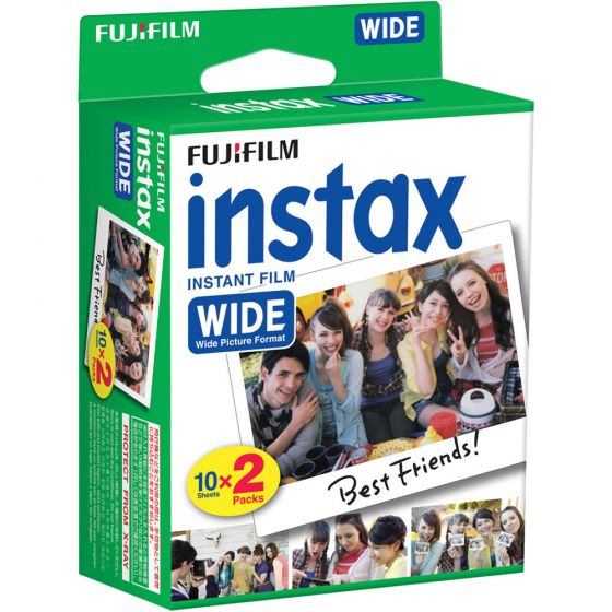 Fujifilm Instax Film WIDE Double Pack, 20 Films- For Instax WIDE Camera