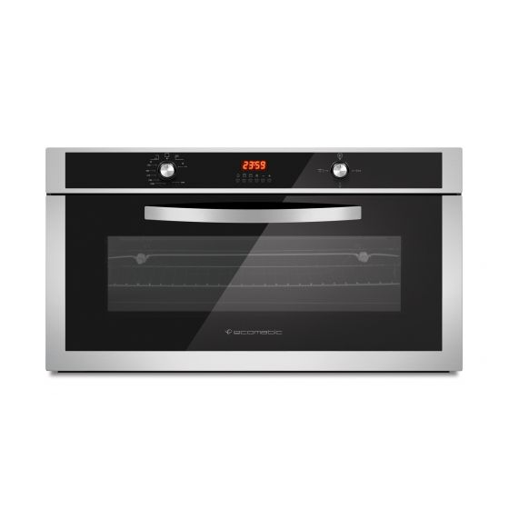 Ecomatic Bulit-In Gas Oven With Grill, 105 Liters, Silver- 9204TD
