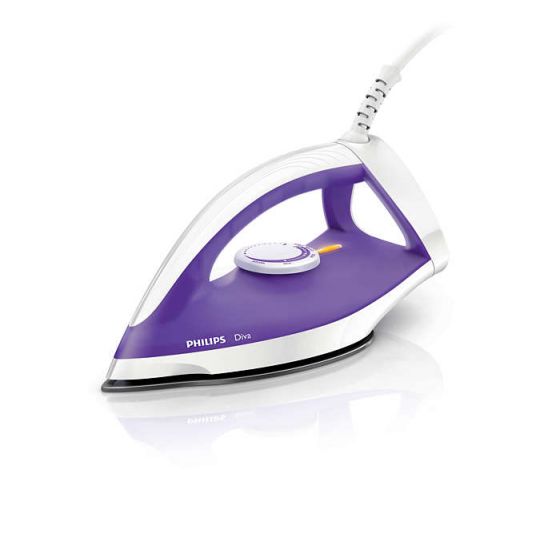 Philips Diva Dry Iron, 350 Watt, Purple - GC122/37