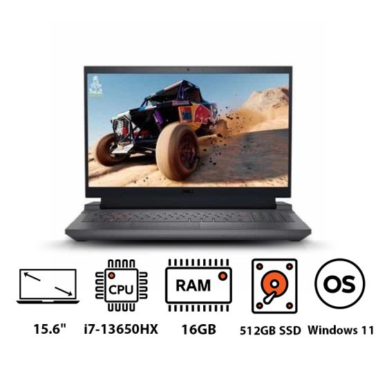 لاب توب ديل G15-5530 ـ انتل كور i7-13650HX، شاشة 15.6 بوصة FHD، سعة 512 جيجا SSD، رام 16 جيجا، كارت شاشة انفيديا جي فورس RTX 4060  جرافيكس بسعة 8 جيجا، ويندوز 11 - رمادي