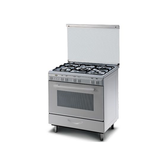 بوتجاز غاز كريازي، 5 شعلة، فضي - SM8600