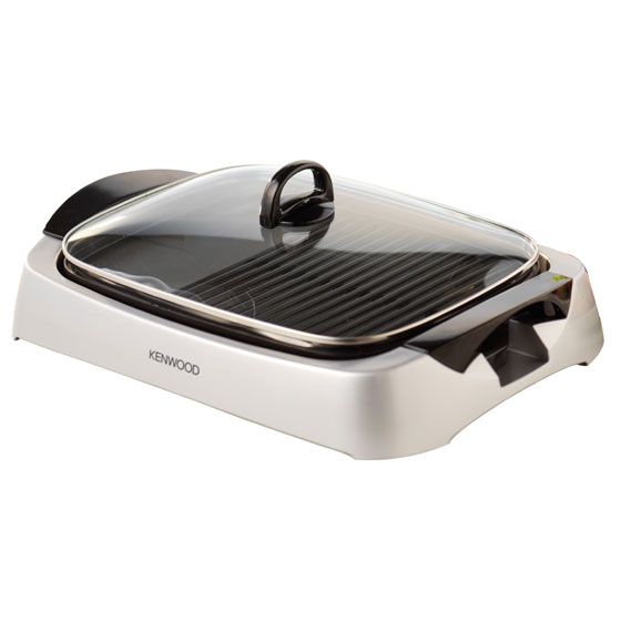 Kenwood Health Grill, 2000 Watt, Silver - HG266 
