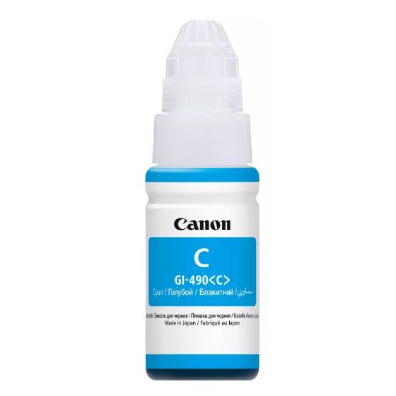 Canon Ink Cartridge for PIXMA Ink Printers, Cyan - GI-490C