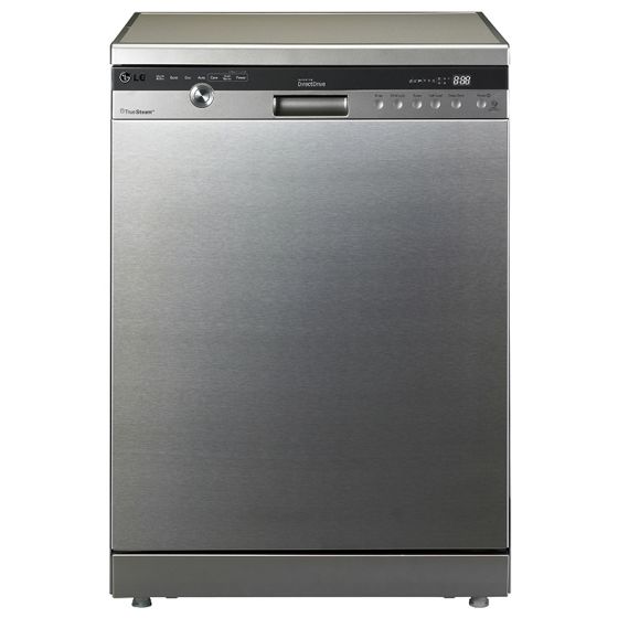 LG Freestanding Digital Dishwasher, 14 Place Settings, 60 cm, Stainless Steel - D1444CF