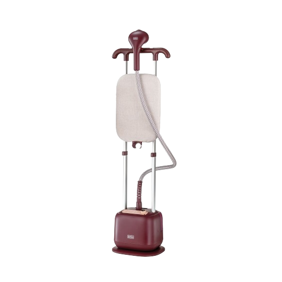 Black + Decker Garment Steamer, 2400 Watt, Red - GSTD2450-B5