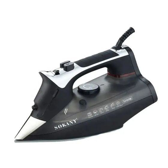 مكواة بخار سوكاني، 400 مل، 3200 وات، اسود - SK-11028