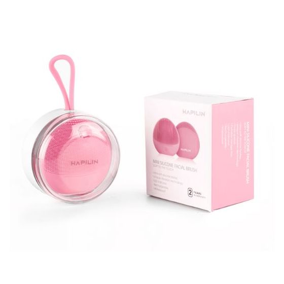 Hapilin Mini Silicone Facial Brush - Pink