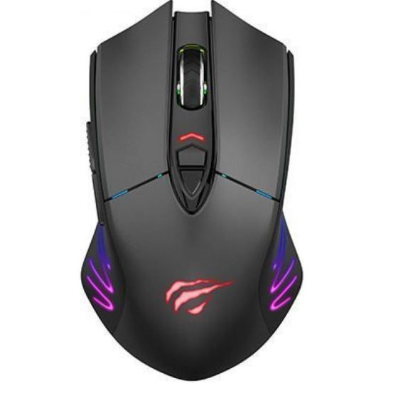 HAVIT Gamenote Respawn Wireless Gaming Mouse, Black - MS1021