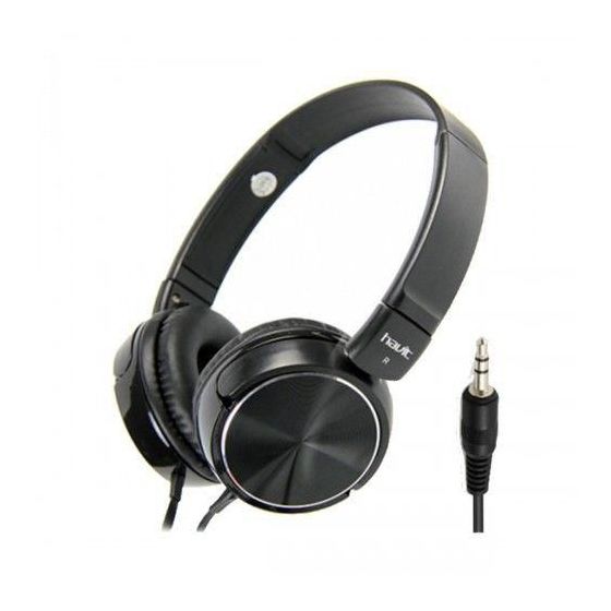 Havit Wired Headphone with Microphone, Black - H2178D