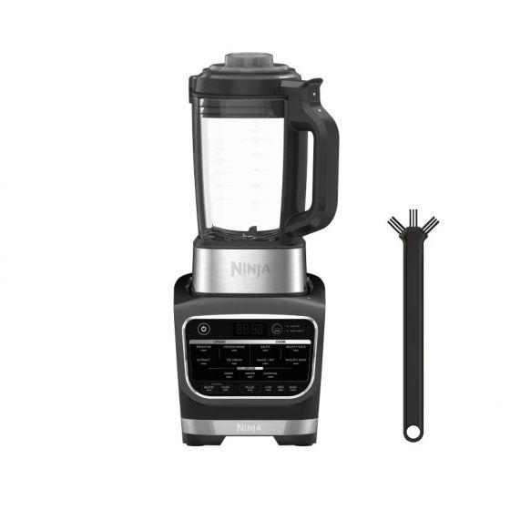 Ninja Foodie Countertop Blender with Attachments, 1.8 Liters, 1000W, Black and Silver - HB150