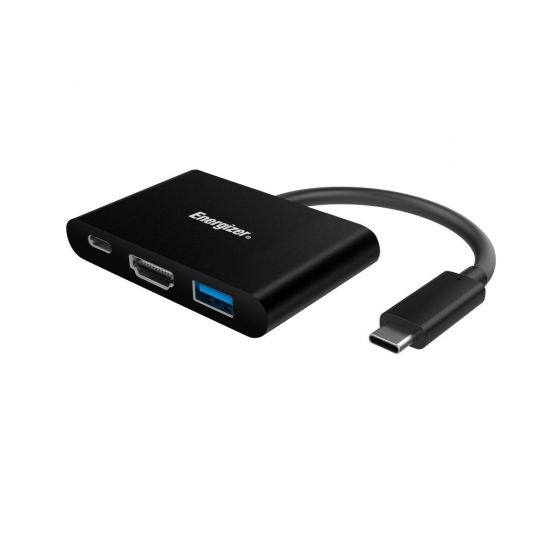 Energizer Multi-Port USB-C Hub, Black,HC303CV 