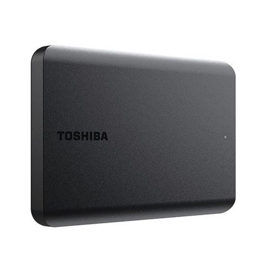 Toshiba Canvio Basics External Hard Disk Drive, 1TB, 2.5 Inch, 5.0 Gbit/s, Black - HDTB510EK3AA