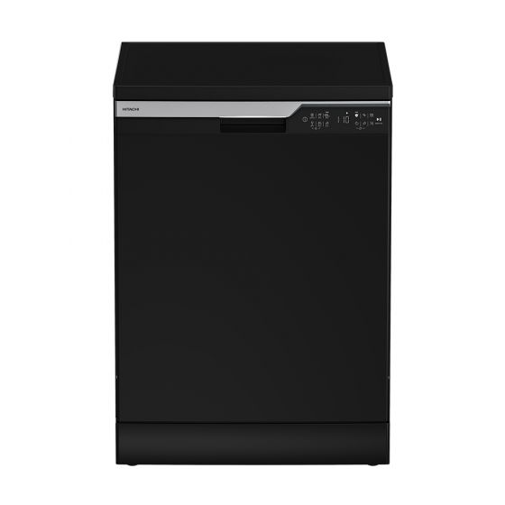Hitachi Freestanding Dishwasher, 15 Persons, Piano Black- HNF 54821