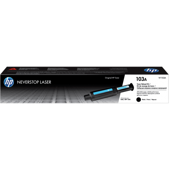 HP 103A Neverstop LaserJet Toner Cartridge, Black - W1103A