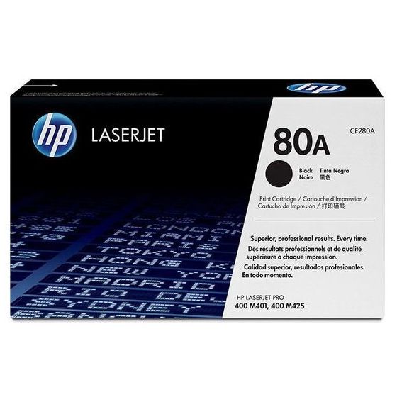 خرطوشة حبر اتش بي 80A ليزر جيت، اسود- CF280A
