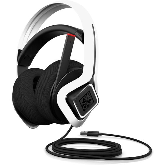 HP OMEN Mindframe Over-ear Wired Gaming Headphones, White - 6MF36AA