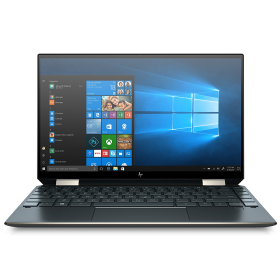 HP Spectre x360 Laptop, Intel Core i7-1065G7, 13.3 Inch, 512GB SSD, 16GB RAM, Windows 10 - Poseidon Blue
