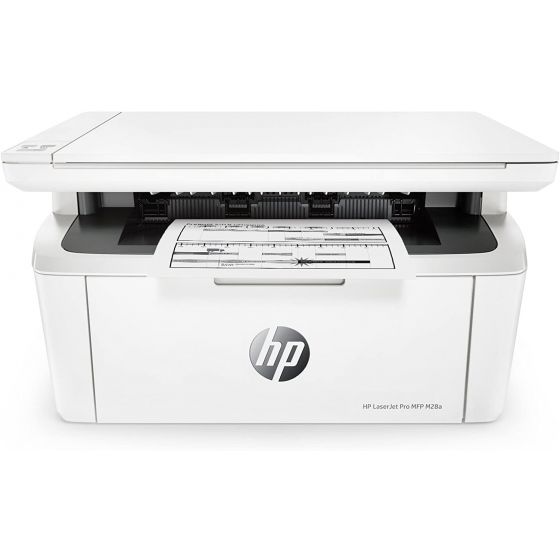 طابعة اتش بي ليزر جيت برو MFP M28a، ابيض - W2G54A