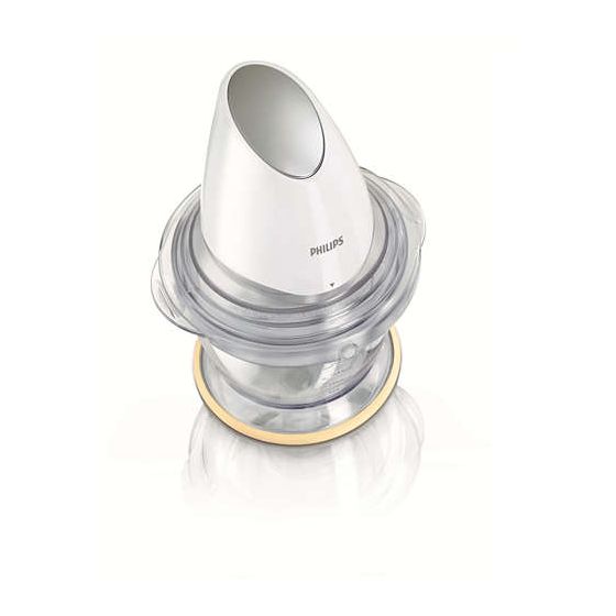 Philips Viva Collection Chopper, 500 Watt, White - HR1396/00