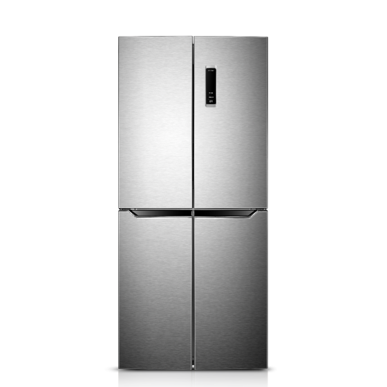 Haier No Frost Refrigerator, 445 Liters, Inverter Motor, Silver- HRF-490 TDSM