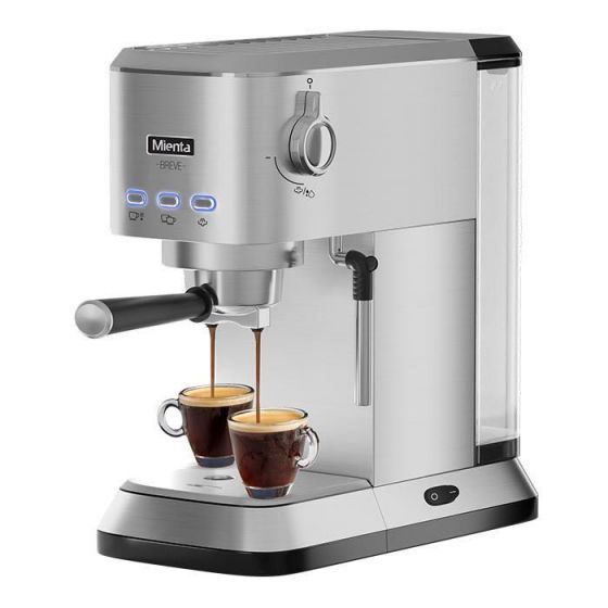 ماكينة اسبريسو ميانتا بريف، 15 بار، بقوة 1350 وات، فضي - CM31916A