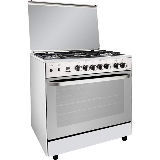 Fresh Hummer Freestanding Gas Cooker, 5 Burners, Stainless Steel
- 10631
