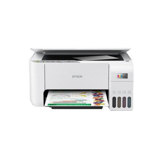 Epson EcoTank L3256W Wi-Fi 3 in 1 Ink Tank Printer - White and Black