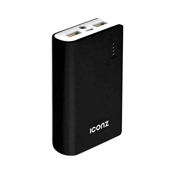 ICONZ Portable Power Bank, 9000mAh, 2 Ports, Black/Grey - IPBR90KE