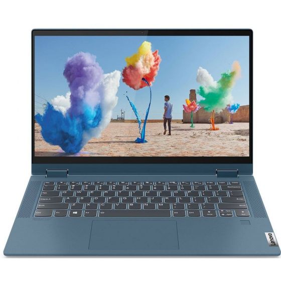 Lenovo IdeaPad Flex 5 14ALC05 Laptop, AMD Ryzen 7 5700U, 14 Inch Touchscreen, 512GB SSD, 8GB RAM, AMD Radeon Graphics, Windows 10 - Abyss Blue
